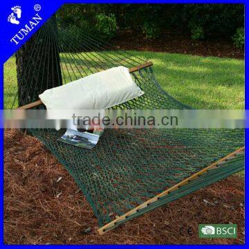 Good Sale Adult Camping Outdoor Green Hammock