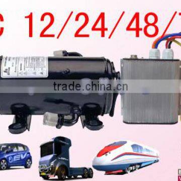 Automotive air conditioning electric compressor for roof mounted air-conditioner compressor for RV ev car kit