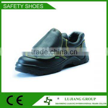 Fancy work black steel bottom safety footwear