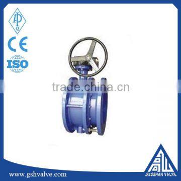 factory supply high quality 6 inch flange type telescopic butterfly valve