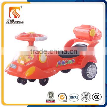 Most popular baby kids swing toy car ride on swing toy car for child wiggle car