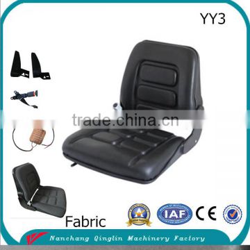 China Qinglin CE certificate Forklift Seat with 2 Point safety belt(YY3)