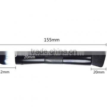 Custom Logo Double Ended Makeup Blusher and Tapered Brush photo-3