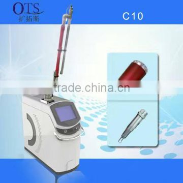 Telangiectasis Treatment QTS NEW C10 Q Switch Pigmented Lesions Treatment ND YAG Laser Tattoo Removal Machine