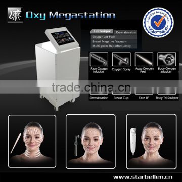 2014 new RF dermabrasion effective facial oxygen device