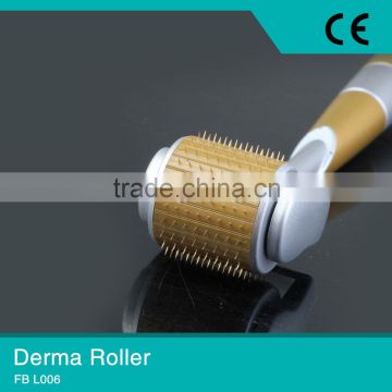 Anti aging wrinkle removal micro derma roller ZGTS 192 needles titanium microneedle dermaroller CE