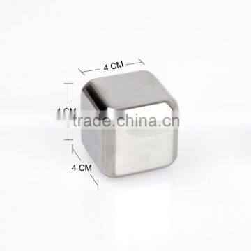 Stainless Steel Whisky Cooler Rocks/whisky Stones/wine Ice Cubes photo-5