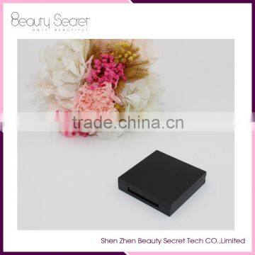 Empty Shiny Black Mineral/Mirrored Makeup Powder Compact W/Pan - 57 mm photo-2