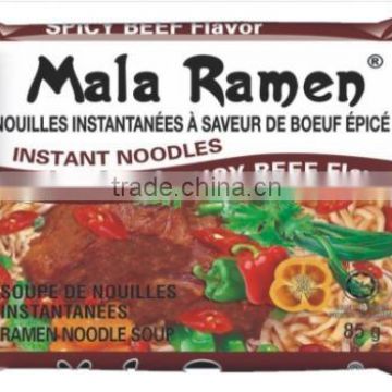 instant noodles mala noodles 85g