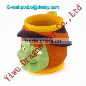 new figurine cup,hot promotional plastic cup figurine