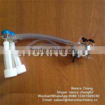 Dairy Sheep Milking Fittings Milk Cluster Group for Milking Parlor