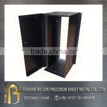 custom fabrication black fine texture network cabinet products for sale