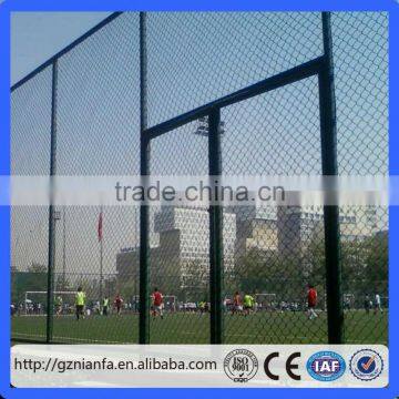 PVC Tennis court chain link fence netting/fence for volleyball court(Guangzhou Factory)