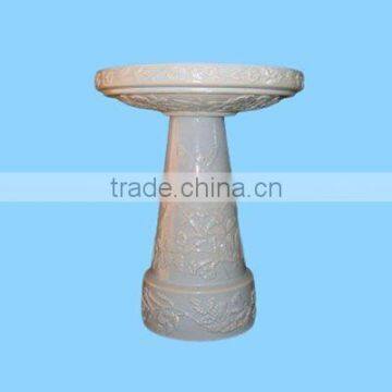 ceramic platform bird food feeder