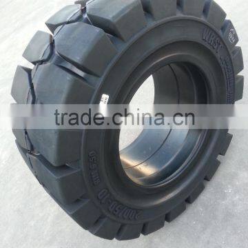 Chinese Famous Tyre Factory Solid Forklift Tires 6.00-9 6.50-10 7.00-9 With Puncture Proof Solution photo-6