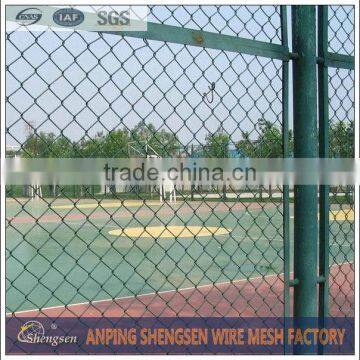 decorative pvc coated used chain link fence for sale