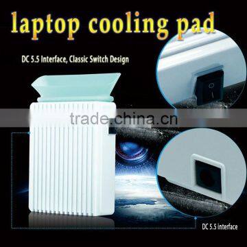 PC Cooling Fans Mini USB Notebook Laptop Cooling pad Fan Cooler electric cool box Fan 5V-white