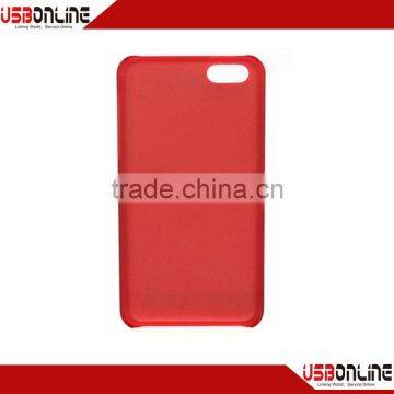 Ultra-thin translucent frosted cases for iphone 5c following five generations red