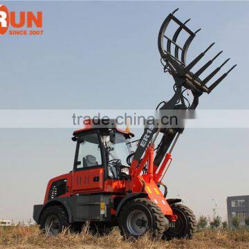 Qingdao Everun New Condition 1.5Ton Small Wheel Loader With Grapple Forks for Sale photo-5