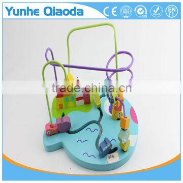 Early Learning Wooden Play Toys the Mouse Beads Maze photo-3