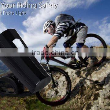 Bicycle Cycling 2 LEDs Safety USB Rechargeable Water Resistant Bright Front Head Light Bike Accessories photo-5