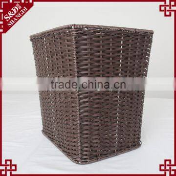 Factory Direct Sale Functional Durable Laundry Basket pe Rattan Woven photo-5
