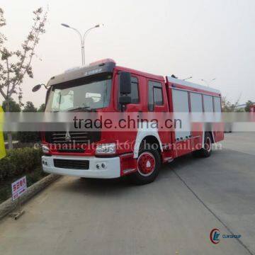 SINOTRUK HOWO 4x2 Foam Fire Truck 8m3