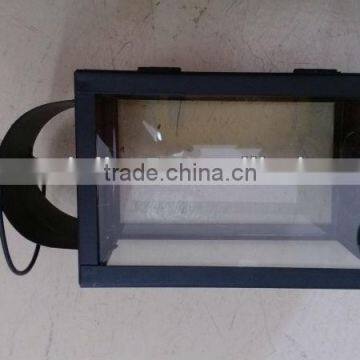 Hot Selling!!!Rectangular black metal Lanterns for candles
