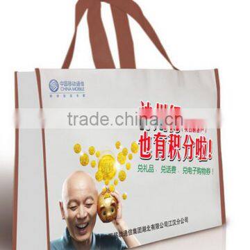Reusable foldable nonwoven shopping bags with customized logo