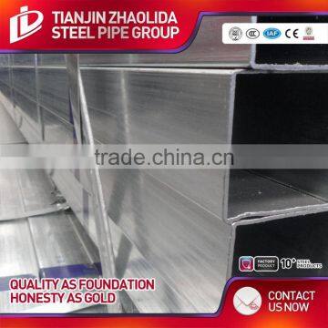 JIS G3446 Square Galvanized Square Pipe Price List From Tianjin Manufacture photo-5