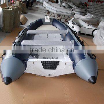 Rilaxy Recreational Boat 230cm - 400cm Small Rigid Fiberglass Hull Inflatable Boat photo-6