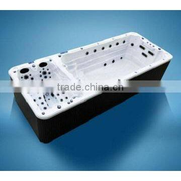 Wonderful Design Acrylic Outdoor Swimming Pool/swim Spa With Massage Area SRP-650 photo-4