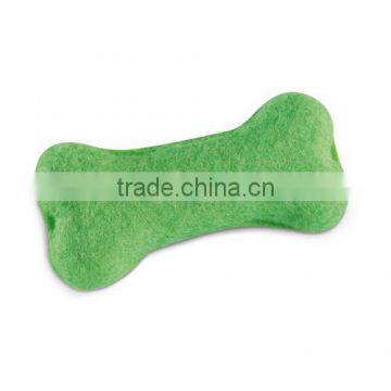 Hot selling portable bone shape felt dog toy