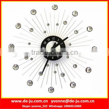 Diamond Setting Metal Custom Wall Clock