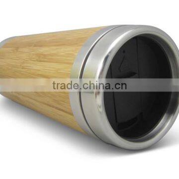 Bamboo Wooden Mug Real Natural Wooden Cup High Quality Travel Mug photo-4