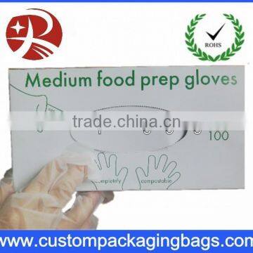 Compostable 100% Biodegradable Disposable Plastic Gloves for Food Service photo-5