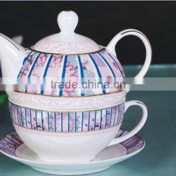 2016 new promotion item porcelain purple turkish tea cup set