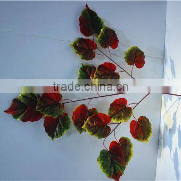 Home and outdoor garden table wedding christmas decoration 60cm or 2ft Height artificial colorfully maple leaf E06 0668