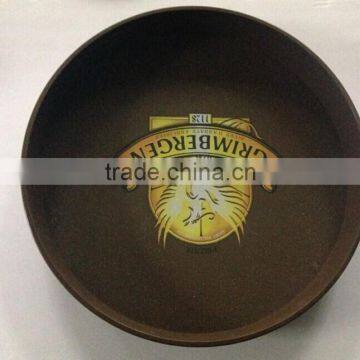 round plastic restaurant food serving tray