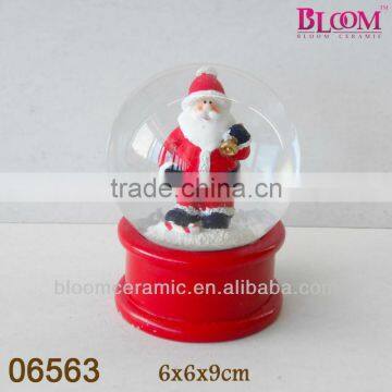 Christmas decoration custom polyresin water ball