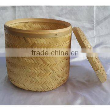 Eco-friendly natural bamboo basket funeral products supplier