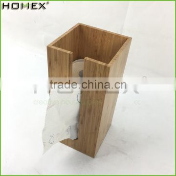 Toilet Paper Holder Standing in Bamboo Can Hold 3 Paper Roll/Homex_FSC/BSCI Factory