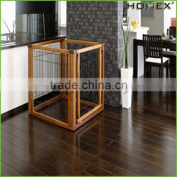 Professional Foldable Indoor Wooden Dog Fence Homex_BSCI Factory