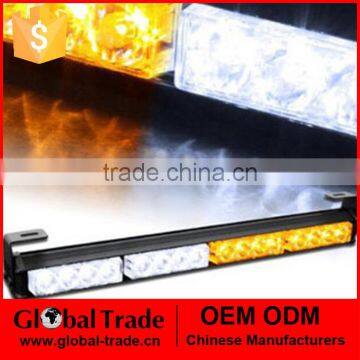 16 LED Amber/Yellow Emergency Traffic Advisor Flash Strobe Light Bar Warn Lamp 151526