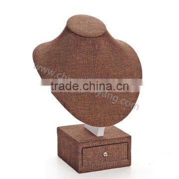 2015 New Design Jewelry Display Neck Stands With Drawer photo-2