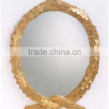 polyresin Round glass mirror