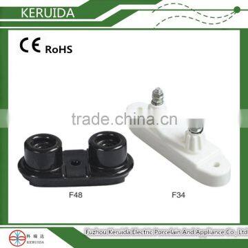 F-48 porcelain electric fence pin insulator for telephone line