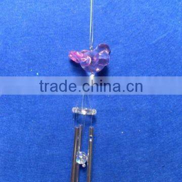 Spring Summer Acrylic Bird Metal Wind Chime Aeolian Bells photo-6