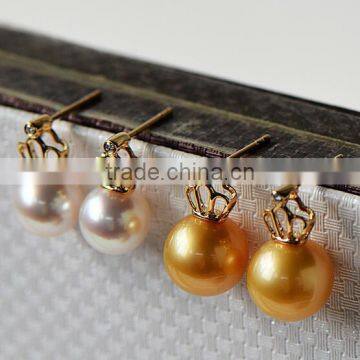 Charms 9-10 mm South Sea Pearl Jewelry Earrings photo-2