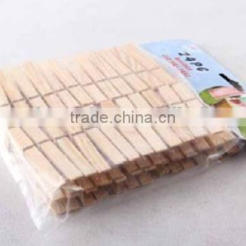 Cheap and Hot sale 48pcs wooden clothes peg wooden clip